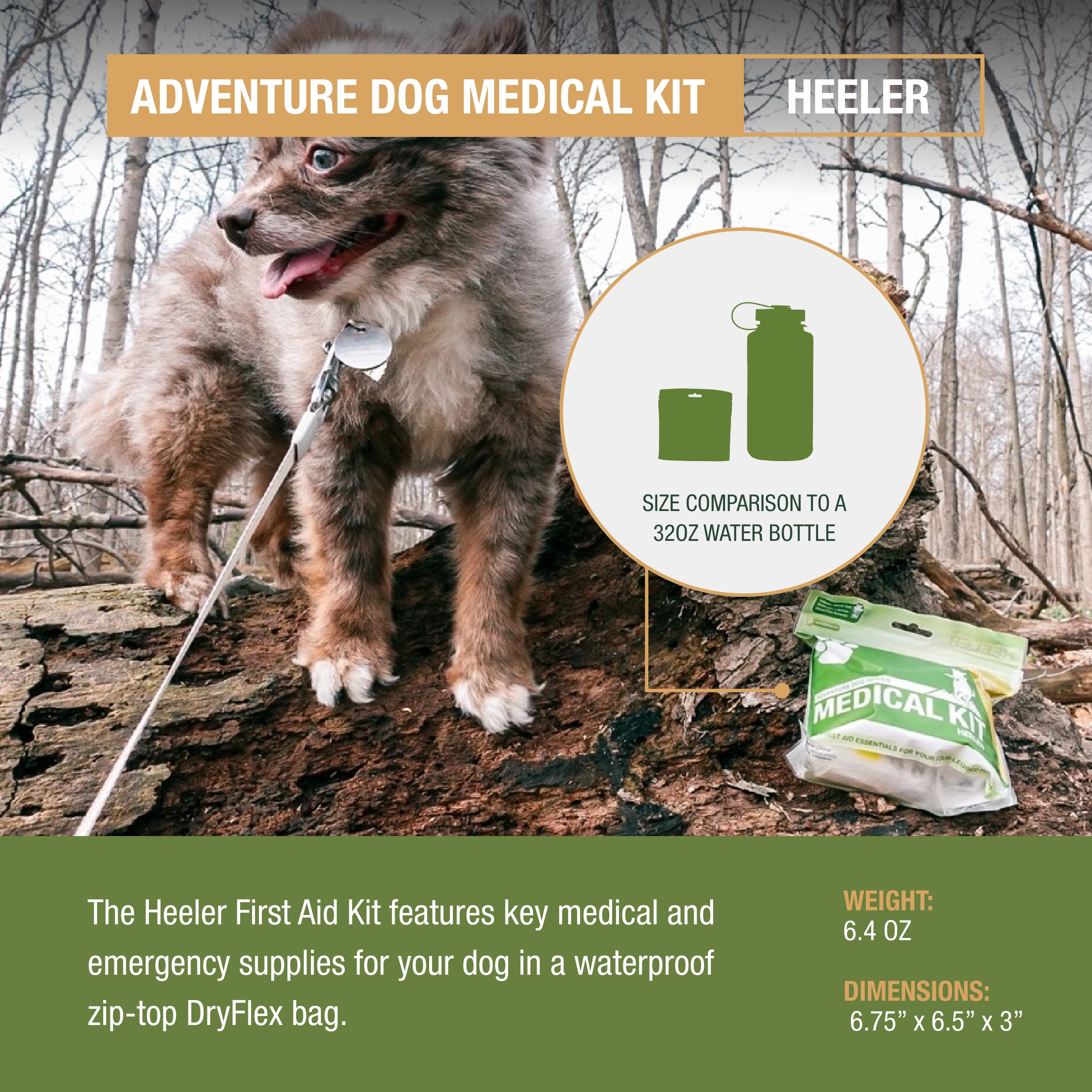 Adventure Medical Kits Adventure Dog Medical Kit - Heeler - 2 Pack