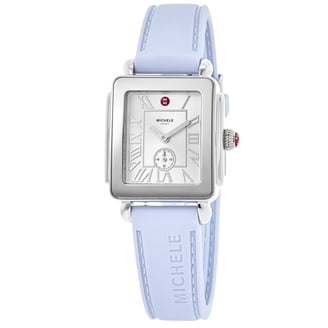 Michele Sport Sail Quartz Chronograph Silver Dial Pink  display picture 2