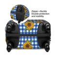 thumbnail image 2 of Yiaed Sunflowers Print Travel Luggage Cover Suitcase Protector Fits 18-32 Inch Luggage Wheel Covers Patterned Elastic Luggage Anti-scratch（No luggage）-Medium, 2 of 5
