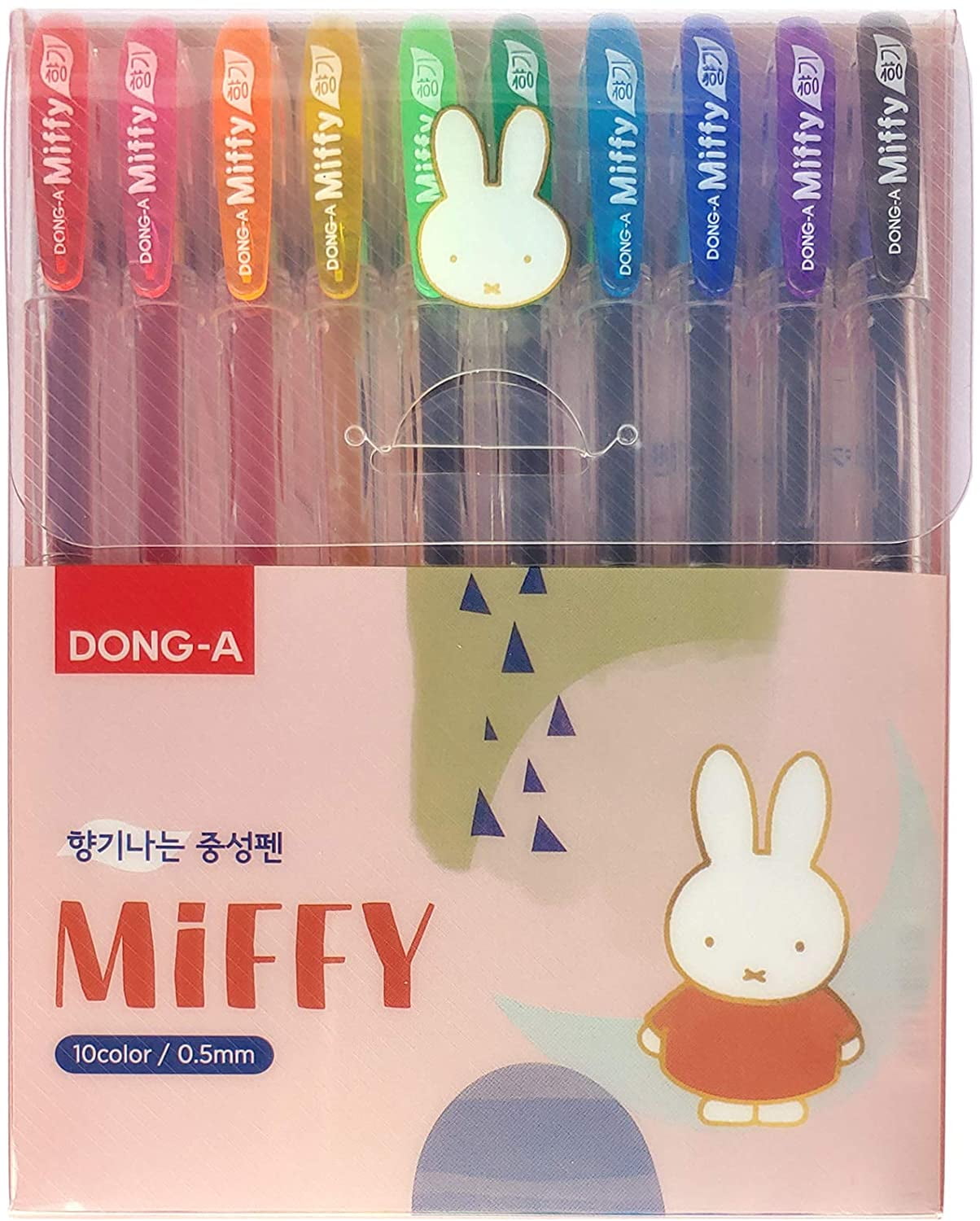 Blue 0.5mm Pack of 12 DONG-A Miffy Bunny Gel Ink Roller Ball Pens