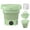 Green, variant on Portable Small Washing Machine, TeqHome 8L Capacity Foldable Mini Laundry Machine with Detachable Drain Basket 3 Modes, for Baby Clothes, Underwear or Small Clothes, Dorm, Camping, RV Travel Purple