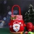 thumbnail image 2 of pdqouc Christmas Book Bag for Kids Christmas Eve Gift Bag Xmas Santa Candy Bag Gift Bag Children's Tote Bag Baby Kids Cartoon Cute School Bags, 2 of 7