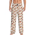 thumbnail image 2 of Lsque Cowboy Western Print Men's Pajama Pants, Lounge Pant - Comfortable Home Wear,Elastic Waistband, Stylish Design-Large, 2 of 9