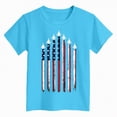 thumbnail image 4 of TOWED22 Boys Short Sleeve Shirts Kids Summer Crewneck T-Shirts Casual Tops Tees 5-14 Years(Sky Blue,9-10 Y), 4 of 4
