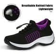 thumbnail image 2 of Sneakers Breathable Women Walking Shoes Slip on Trainers Women's Comfortable Casual Ladies Athletic Shoe Thick Bottom, 2 of 8