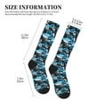 thumbnail image 2 of Lsque Football Time Pattern Sport Compression Socks for Men & Women 15-20 mmHg Knee High Nurse Pregnant Running Medical and Travel Athletic, 2 of 6