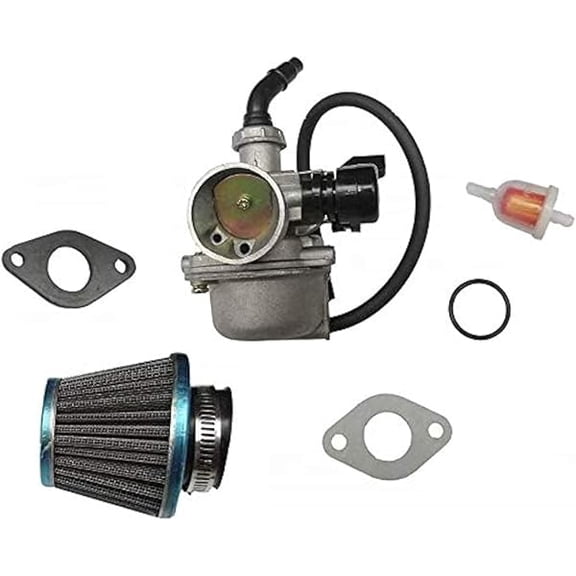 PZ19 Carburetor with Choke Lever for 50cc–125cc Engines, Compatible with ATVs, Go-Karts, Dirt Bikes, and Pocket Bikes for Recreational Riding