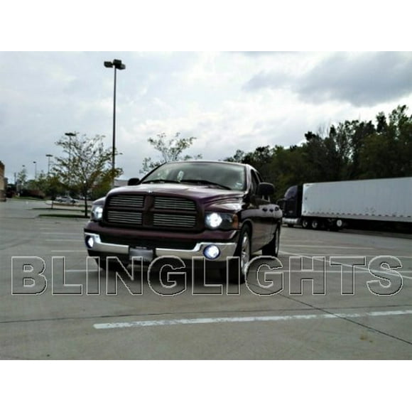 For 2002-2005 Dodge Ram Bright White Head Lamps Light Bulbs Pair