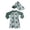 Army Green, variant on Toddler Swimsuit Boy Animal Coconut Tree Print Water Resistant Swimwear Long Sleeve Hat 2 Piece Set Kids Rash Guard Outfit Army Green 6 M-12 M