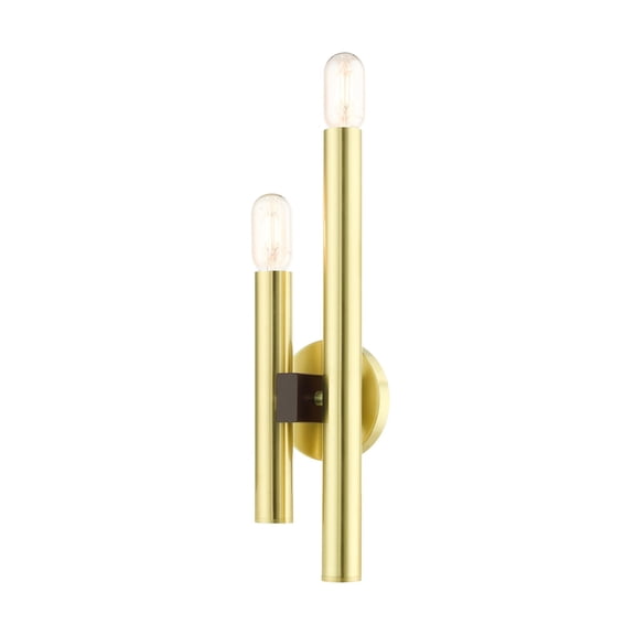 Livex Lighting - Helsinki - 2 Light ADA Wall Sconce in Mid Century Modern Style