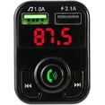 thumbnail image 4 of Bluetooth FM Transmitter for Car Latest Auto Connect, Wireless Radio Car Receiver Adapter Bluetooth Kit with Hands-Free Calling, USB Charger 5V/3.1A a, 4 of 5