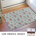 thumbnail image 3 of Lightblue Highland Cow Flower Bucket Pattern Door Rugs,Washable Non Slip Door Mats Indoor,Decorative Door Mats,Entry Mat Indoor for Entrance,Bedroom,Kitchen,Bathroom,16"x24", 3 of 6