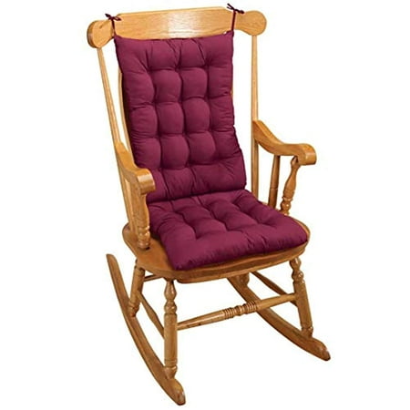Generic 2pc Padded Rocking Chair Cushion Set Red Walmart Canada