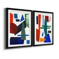 thumbnail image 2 of Wexford Home Colorful Shapes III Premium Framed Print, 30.5" x 42.5" - Ready to Hang, Black (Set of 2), 2 of 9
