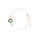 thumbnail image 2 of Brazalete geométrico ajustable Qarigey para mujer joyería para niñas color dorado, 2 of 6