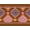 Tawny Brown, variant on IBA Indianbeautifulart Pink Aztec Geometric Fabric Laces For Crafts Printed Velvet&nbsp;Trim&nbsp;Fabric Sewing Border Ribbon&nbsp;Trims&nbsp;9 Yards 4 Inches