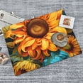 thumbnail image 6 of Kdxio Deep Yellow Colorful Sunflower for Dish Drying Mat,24*18 inch Absorbent Dish Drainer Kitchen Counter,Large Size Dish Drying Pad for Countertops,Draining Racks, 6 of 6