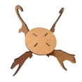 thumbnail image 3 of Soporte para plantas con silueta de gato, estante decorativo de madera para interior y exterior. Marrón, 3 of 9