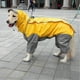 thumbnail image 3 of Newway Yellow Dog Raincoat With Detachable Hoodie, Drawstring Coat, 10 Sizes, 3 of 3