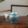 thumbnail image 2 of Ceramic Ginger Jar Collection Household Storage Jars for Ceramic Ginger Jar for Loose Tea Small, 2 of 9