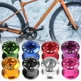 thumbnail image 1 of Neinkie Crankset Screw Universal Quick Release Double Disc Mountain Folding Bicycle Tooth Disc Nail for Bike Repair, 1 of 9