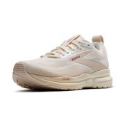Brooks Women’s Trace 4 Neutral Running Shoe - Coconut Milk/Almond/Purple - 9 Medium