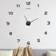 thumbnail image 1 of Uxcell 1-Pack Reloj de Pared 3D DIY, Reloj de Pared Sin Marco Silencioso de 59" con Números para el Hogar, Negro+Negro, 1 of 1
