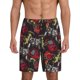 thumbnail image 1 of Balery Vintage Gaming Pantalones cortos de pijama de punto de algodón para hombre con cinturilla y bolsillos-Large, 1 of 6
