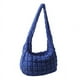 thumbnail image 3 of Bolso de nube plisado, bolso de hombro de moda, bolso de bola de masa portátil, bolso de mujer de algodón de gran capacidad debajo del brazo, 3 of 6