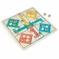 thumbnail image 6 of Brybelly GGAM-1901 Ludo & Snakes & Ladders 2-in-1 Wooden Board Game, 6 of 7