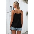 thumbnail image 6 of WIHOLL Tank Top for Women Beaded Spaghetti Strap Summer Flowy Cami Lace Sleeveless Scoop Neck Shirts, 6 of 11