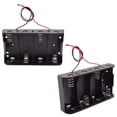thumbnail image 1 of SDTC Tech Lot de 2 Support de Pile 4X C Boîtier de Pile 6V C avec Fils, 1 of 4