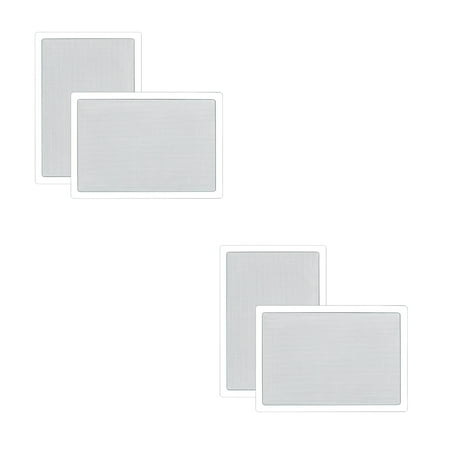 Pyle PDIW65 6.5 2 Way In Wall/Ceiling Flush Mount Stereo Speaker (2 Speakers)