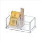 thumbnail image 4 of 3X Soporte de Bolsitas de Té Acrílico Transparente con 2 Celosías Cajas de Bolsas de Azúcar de Café Estuche Organizador de Almacenamiento Acrílico 15X8X6cm, 4 of 5