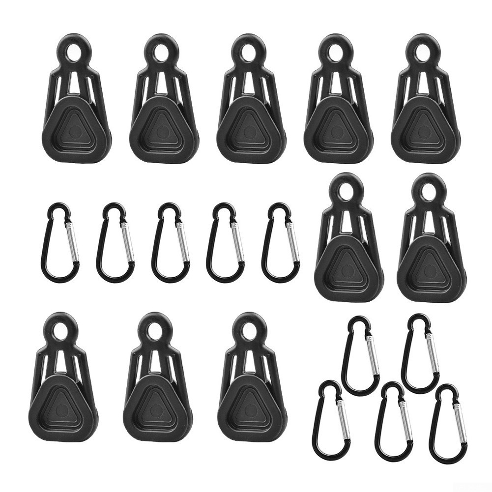50pc Awning Tarp Clamp Set Tent Clips Hangers Survival Emergency Grommet 20//10pc