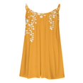 thumbnail image 4 of Puntoco Camisolas ajustadas para mujer, blusas casuales sin mangas con cuello redondo y estampado a la moda para mujer, 4 of 5