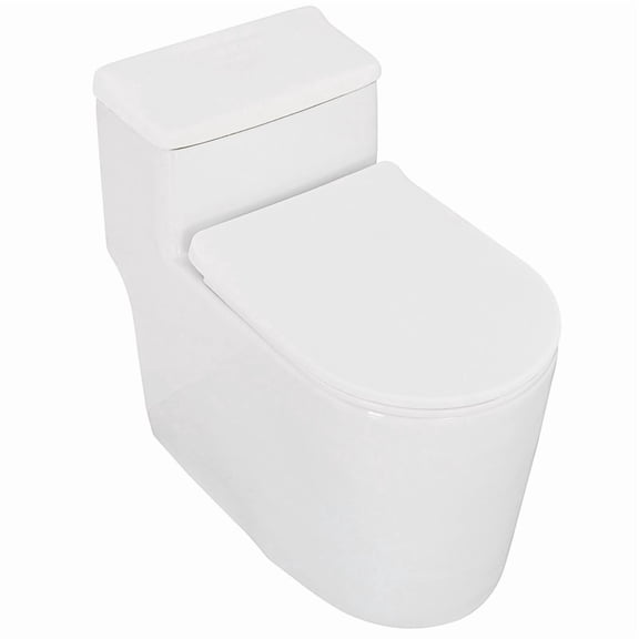 suxuMhao Toilet Seat Cover Set, 2-Piece Elastic Fluffy Toilet Water Tank Cover and Toilet Lid Cover, Universal Fit White One Size, Soft Toilet Seat Accessories for Bathroom Toilet Seats