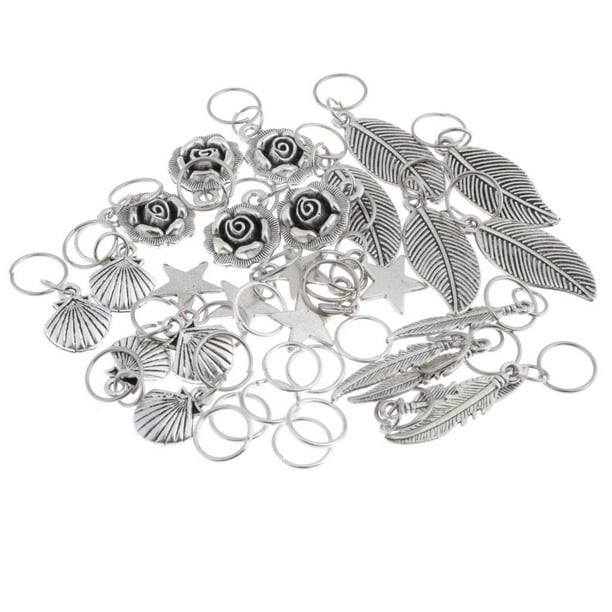 35 Piezas de Anillos de Pelo Macarena anillos de trenza de pelo de mujer a granel
