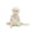 White Sitting Monkey, variant on Handmade Miniatures Ceramic Brown Cross-legged Monkey Figurine Animals Decor/Animal Collection