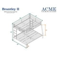 thumbnail image 2 of ACME Limbra Frame Twin over Queen Metal Bunk Bed with Ladder in Sandy Black, 2 of 3