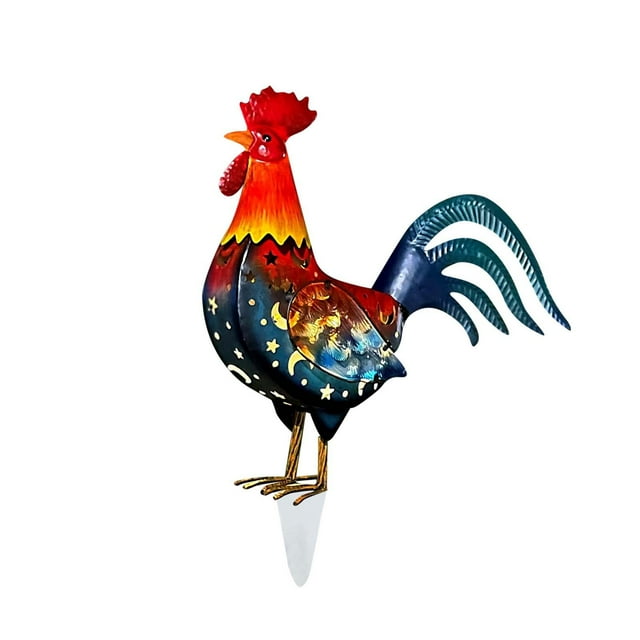 Rooster Garden Statue And Sculpture Outdoor Decoration Animal Chicken Farm Backyard Terrace