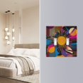 thumbnail image 4 of Yayeee Toggle Light Switch Wall Plate 3-Gang 6.37"x4.48" Decorative Outlet Cover, Futuristic Circles, 4 of 7
