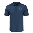 thumbnail image 2 of Men's-Cutter & Buck  Navy Seattle Sounders FC Big & Tall Pike Eco Shadow Check Print Recycled Polo, 2 of 3