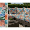 thumbnail image 7 of Outdoor Waterproof Taffeta Fabric - Soimoi Patchwork Print Multicolor | UV Resistant | Ideal for Cushion Covers, Raincoats, Shower Curtains & More | 56" Width, 7 of 7
