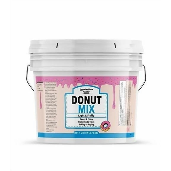 Unpretentious Raised Donut Mix, 1 Gallon, Baking & Frying, Light & Fluffy, Tender & Flaky