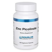 Douglas Laboratories Zinc Picolinate | 15 mg of Bioavailable Zinc Bound to Picolinic Acid | 100 Vegetarian Capsules