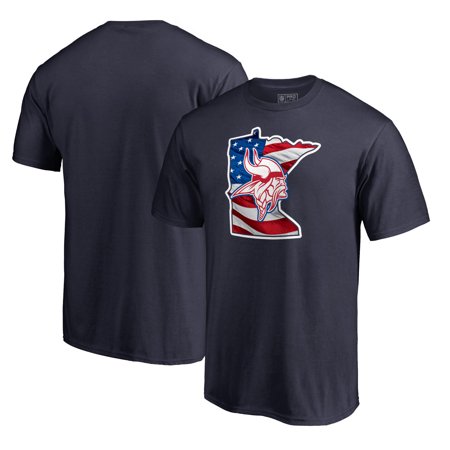 Minnesota Vikings NFL Pro Line by Fanatics Branded Banner State T-Shirt -