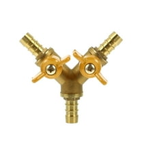 SEWOART Brass Y Splitter Yellow 1Pack