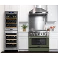 thumbnail image 3 of Pemberly Row 36" 5.2 cu. ft Dual Fuel Range Propane Gas Sealed Burners in Green, 3 of 13
