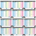 thumbnail image 1 of Calendario Anual de Planificación de Pared | Organizador Anual de Habitaciones Decorativas | Rastreador de objetivos mensuales grande y fácil de leer | Superficie duradera para escribir | Tablero de, 1 of 5